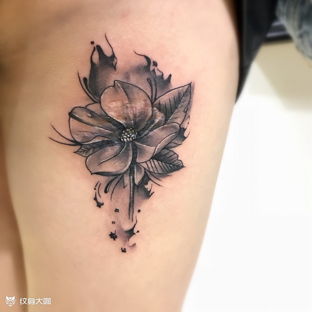 烫伤疤痕遮盖_纹身图案手稿图片_豪的纹身作品集