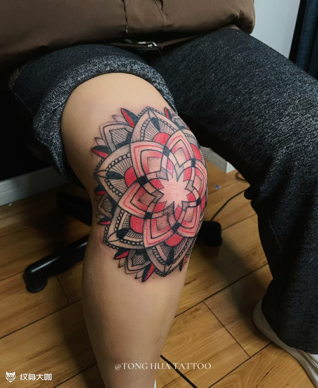 膝盖_纹身吧社区 - 纹身大咖