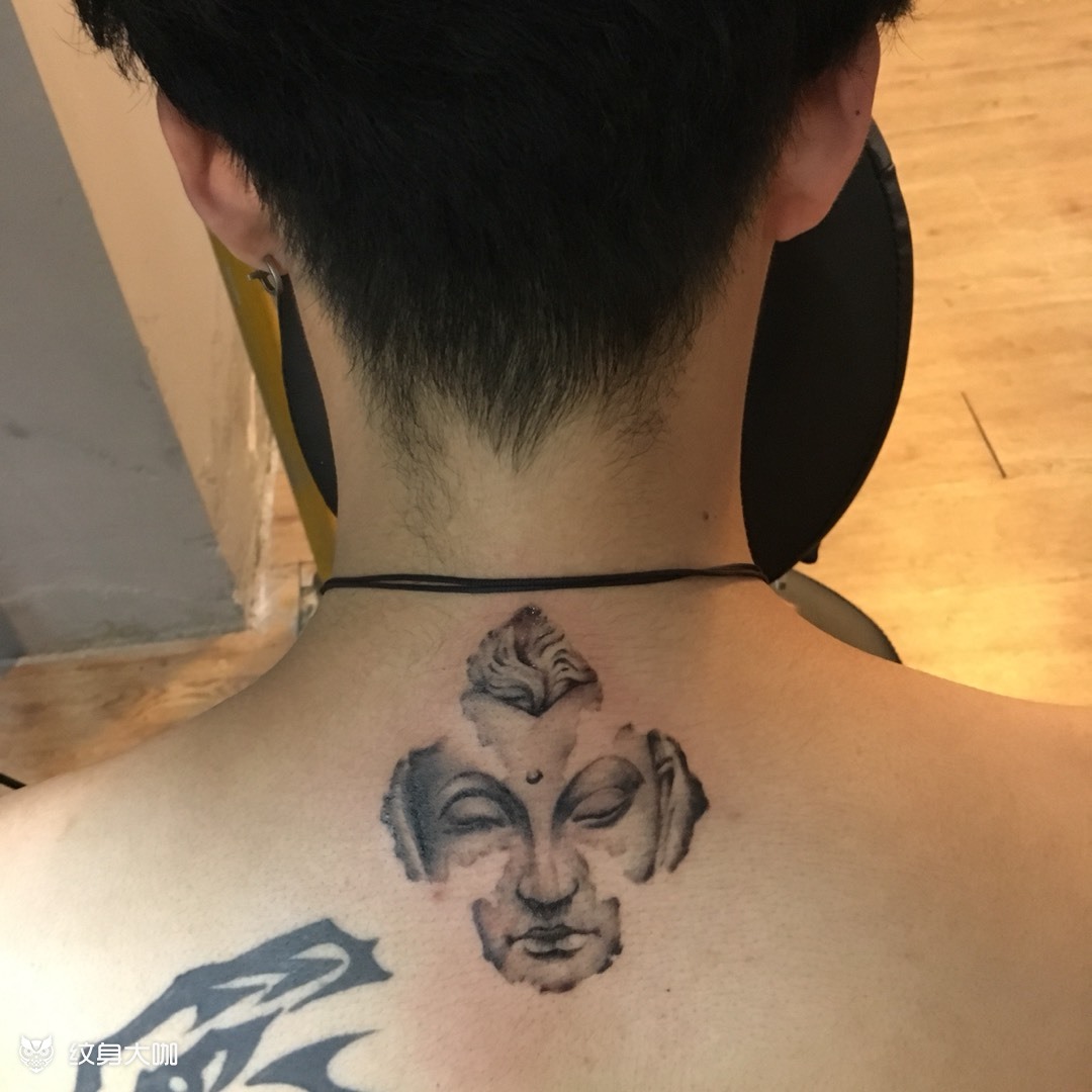 佛像_纹身图案手稿图片_vodka 的纹身作品集