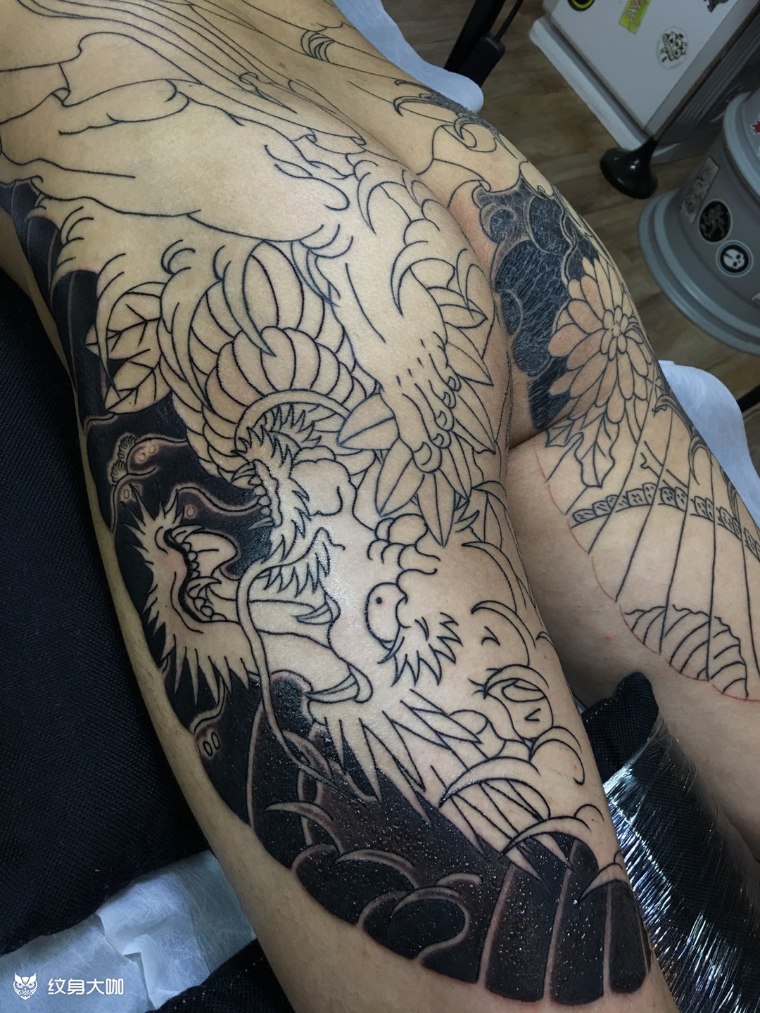 老传统_纹身图案手稿图片_徐州雕旭的纹身作品集