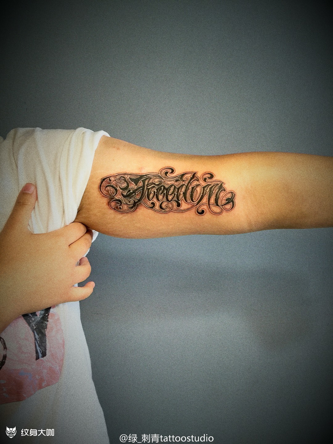 freedom_纹身图案手稿图片_冒冒的纹身作品集