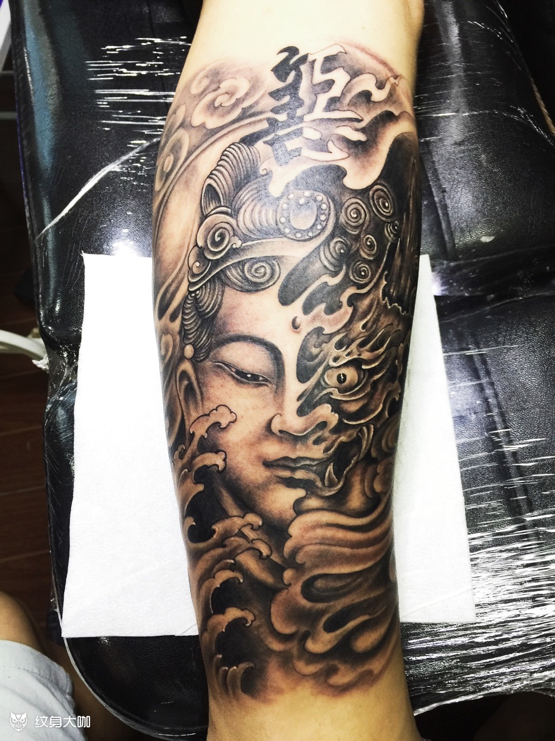 佛与魔_纹身图案手稿图片_陈泽荣的纹身作品集