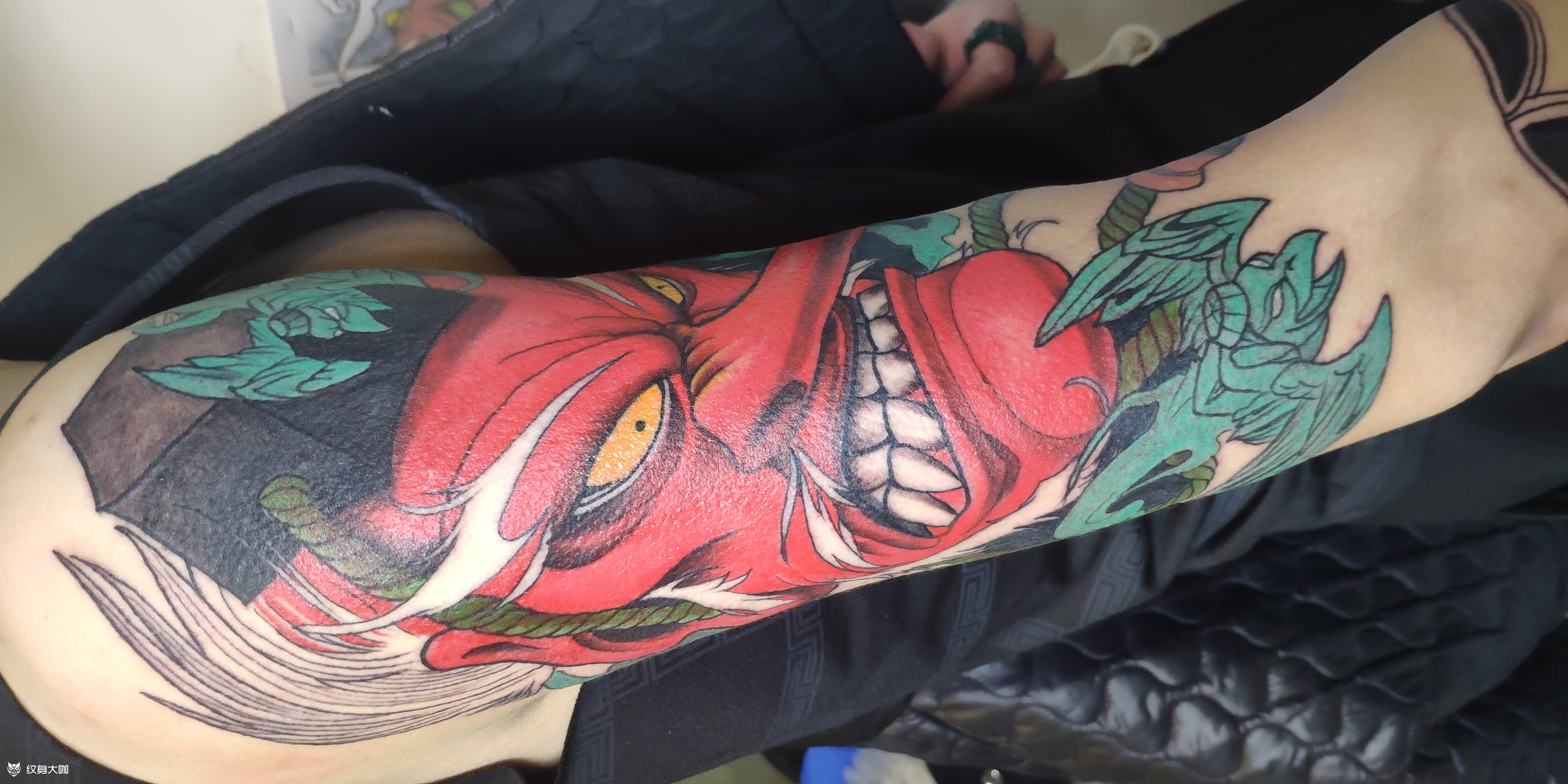 大天狗_纹身图案手稿图片_南阳·鸿蒙店长的纹身作品集
