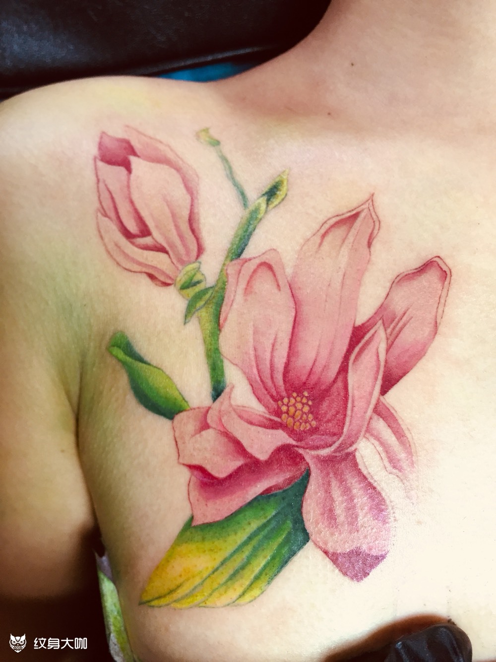 木棉_纹身图案手稿图片_谢秋石的纹身作品集