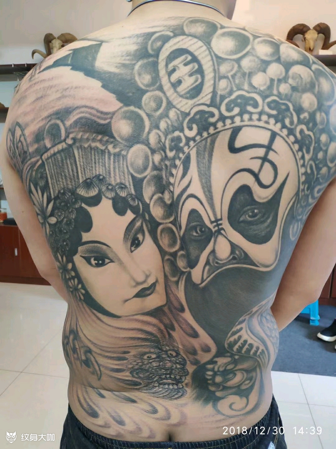 霸王别姬_纹身图案手稿图片_公主纹身的纹身作品集