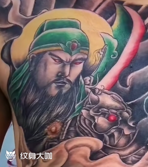 关公_纹身图案手稿图片_陈志祥的纹身作品集