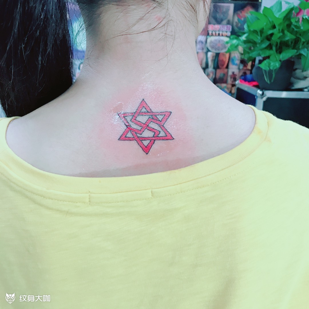 六芒星_纹身图案手稿图片_木木人的纹身作品集