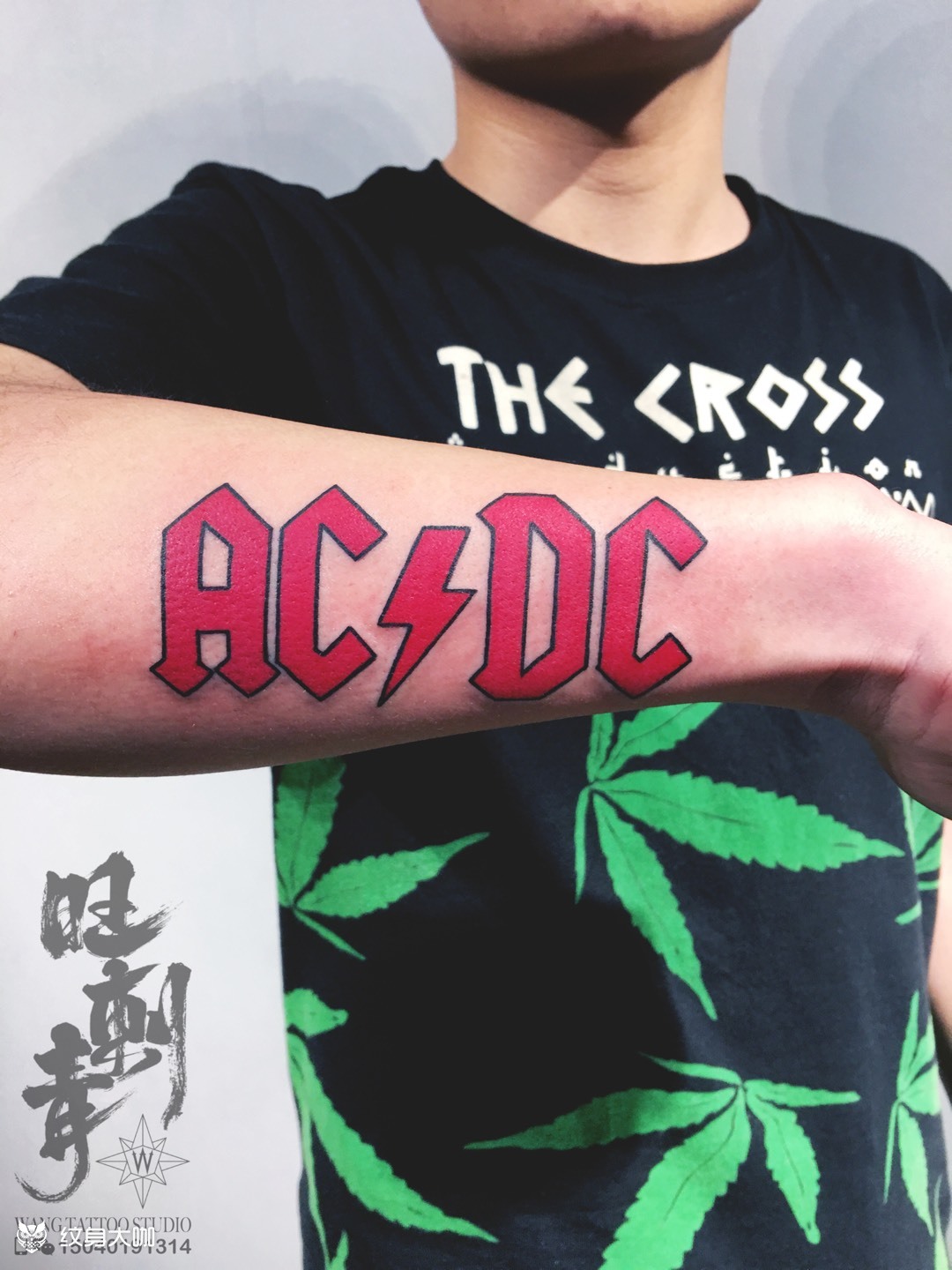 acdc _纹身图案手稿图片_刘兴旺的纹身作品集