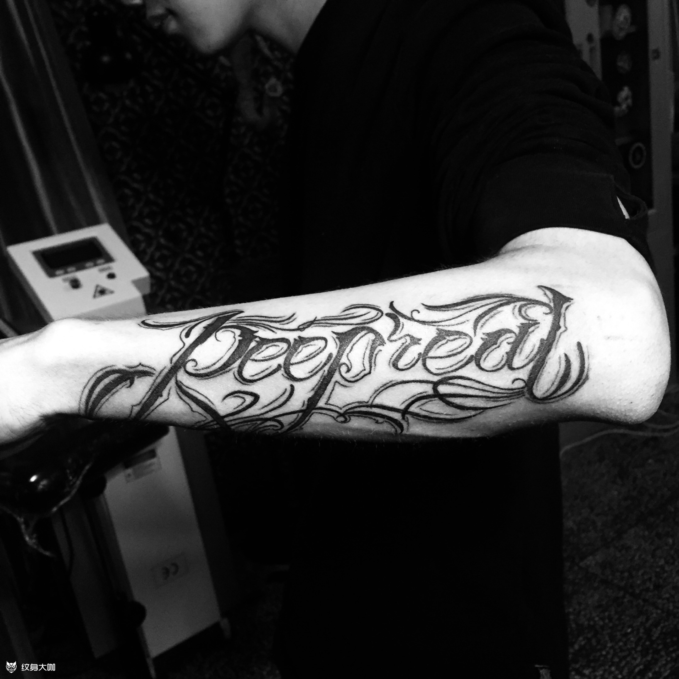 卡奇诺西海岸花体字_纹身图案手稿图片_小龙的纹身作品集