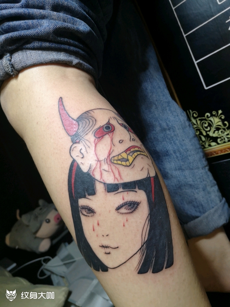 富江_纹身图案手稿图片_刘星灿的纹身作品集