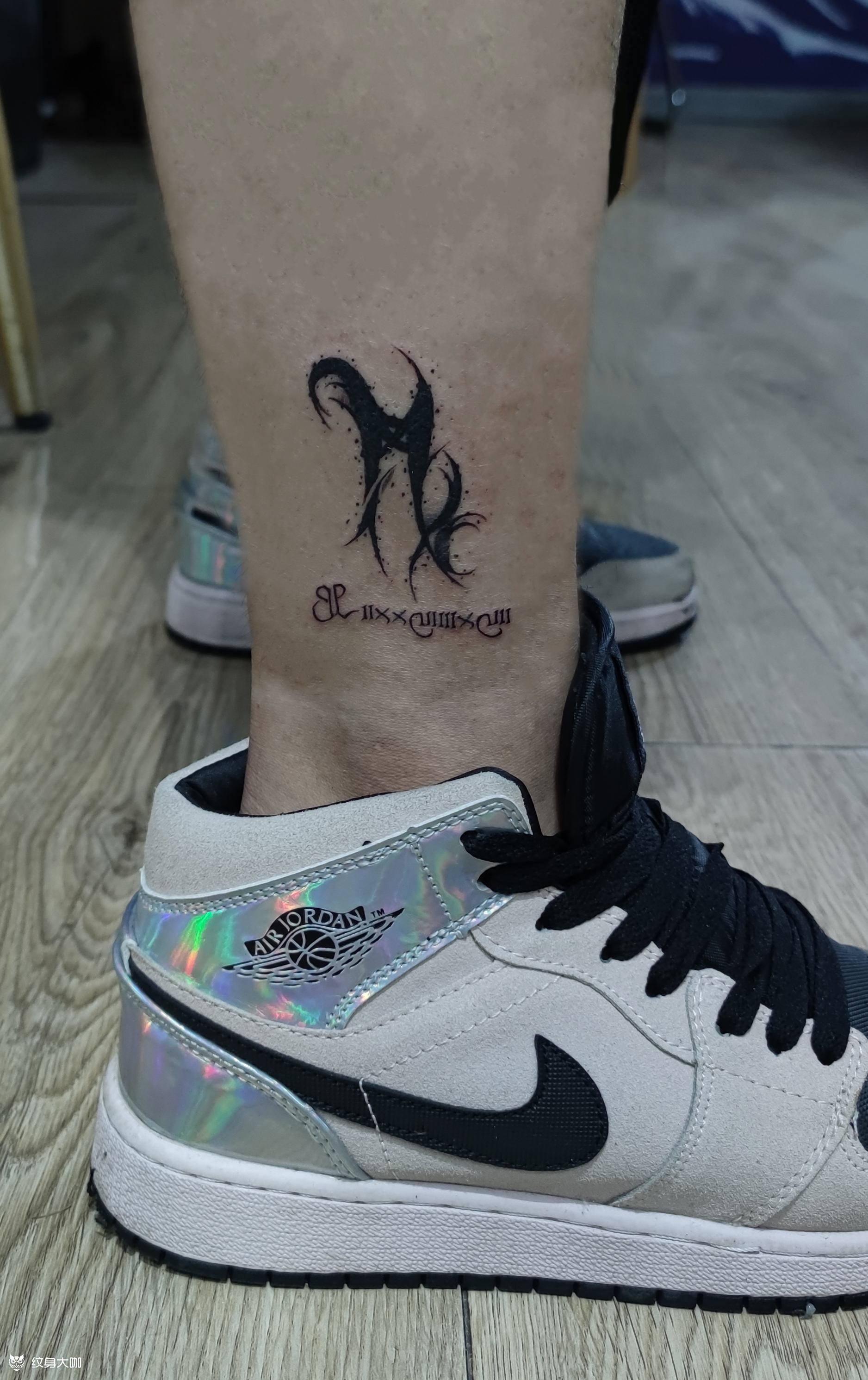 摩羯座纹身_纹身图案手稿图片_祁风的纹身作品集