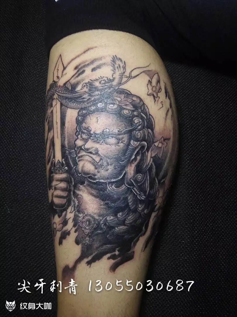 不动冥王_纹身图案手稿图片_fang的纹身作品集