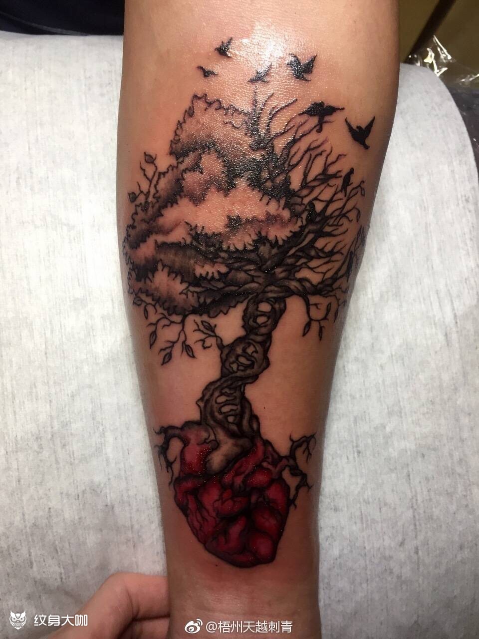 卡巴拉生命之树纹身图片