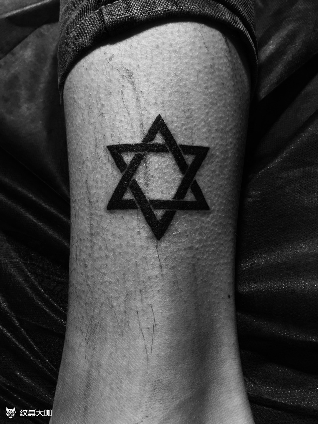 六芒星_纹身图案手稿图片_秋的纹身作品集