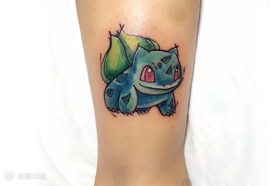 妙蛙种子_纹身图案手稿图片_崔振峰的纹身作品集