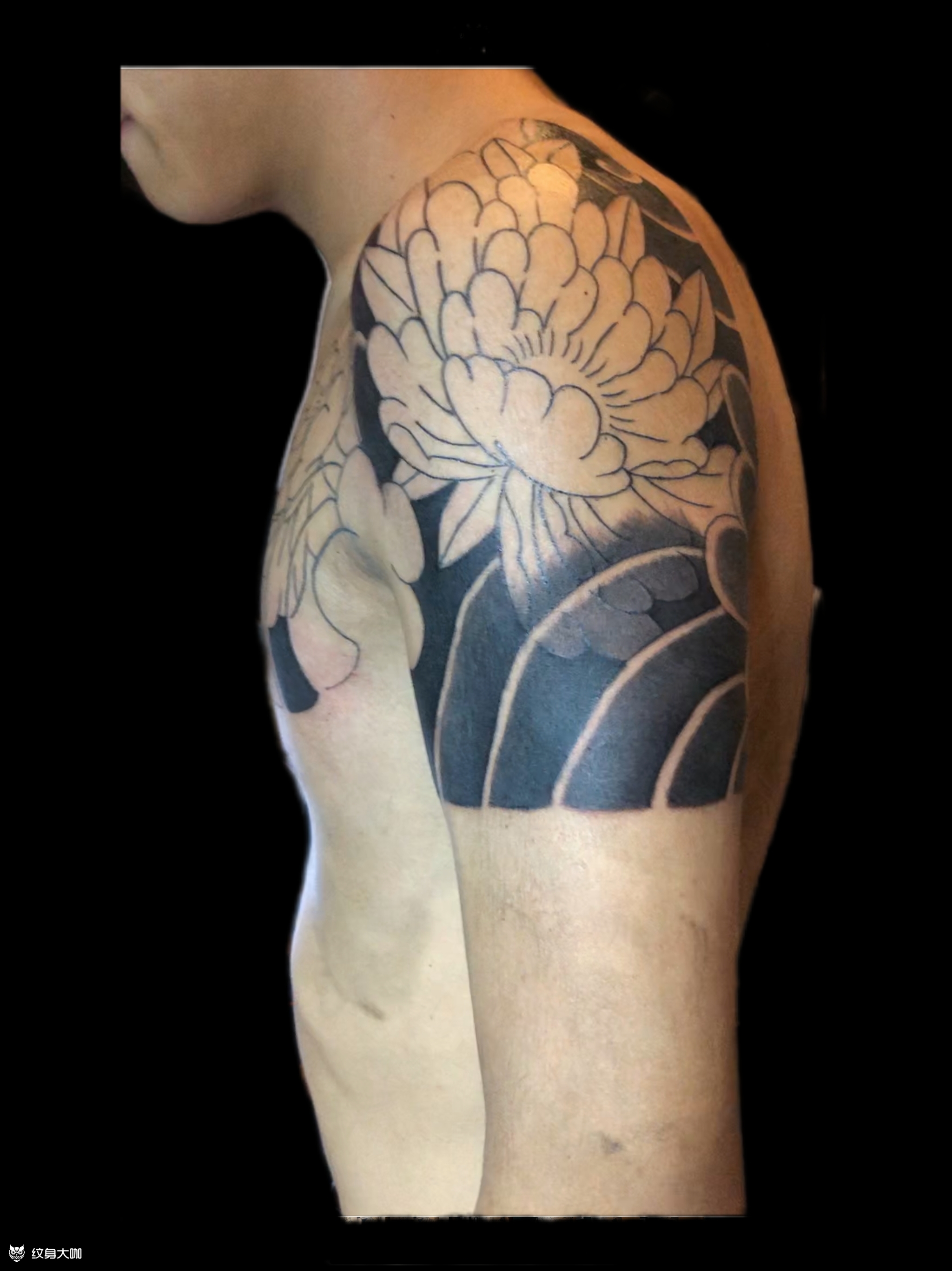牡丹小半甲_纹身吧社区 - 纹身大咖