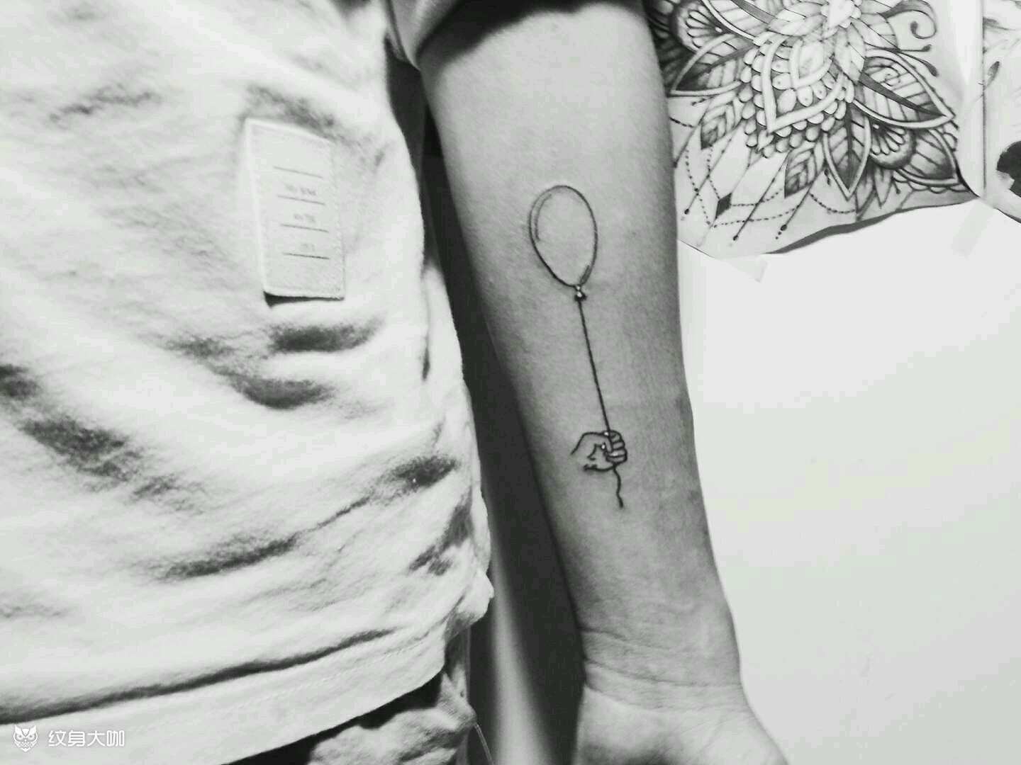 小清新气球_纹身图案手稿图片_lisa的纹身作品集