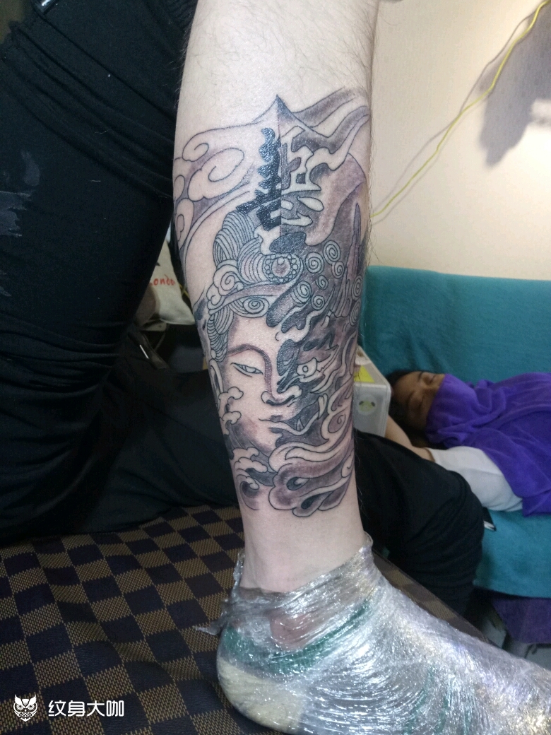 善恶一瞬间_纹身图案手稿图片_蚌埠z61tattoo的纹身作品集