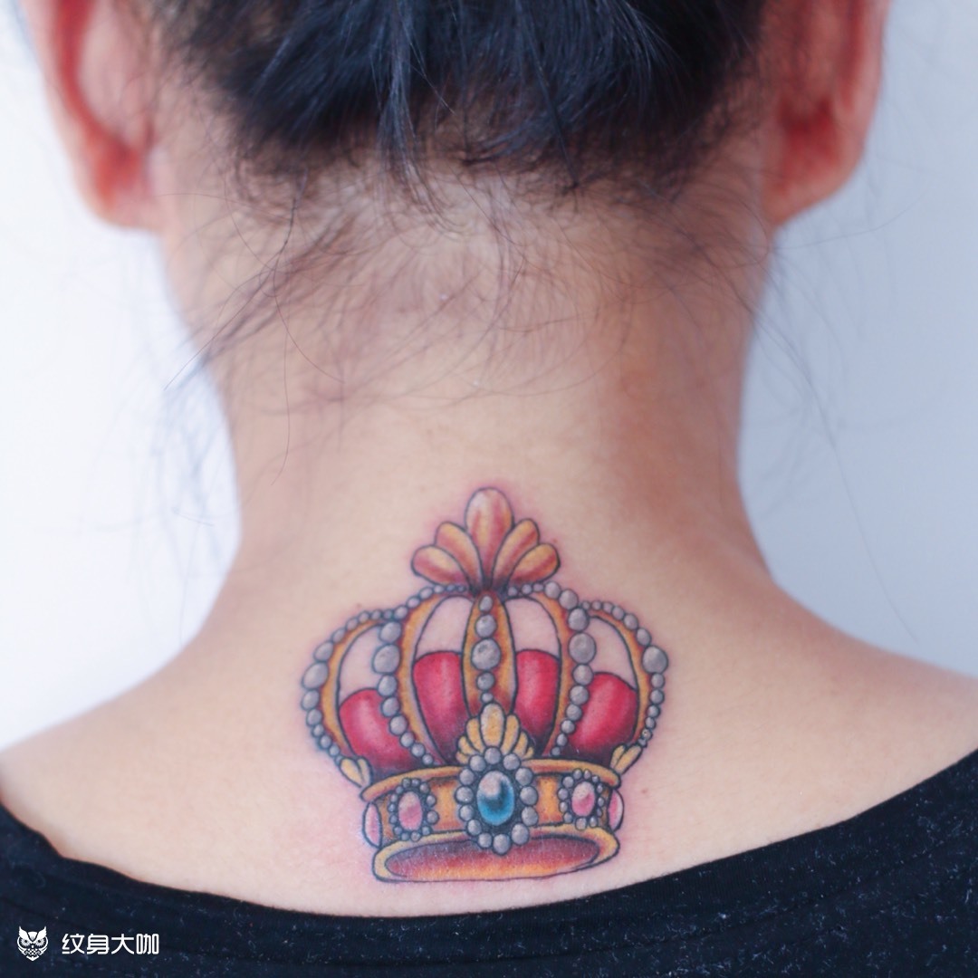 皇冠_纹身图案手稿图片_王宁的纹身作品集