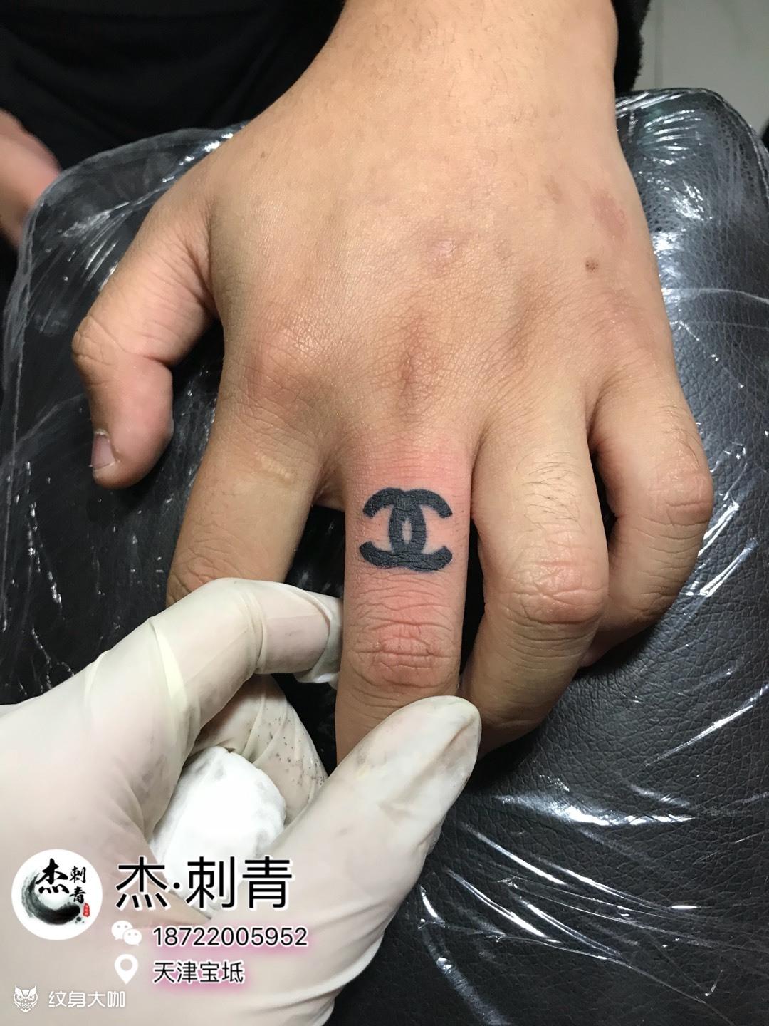 香奈儿_纹身图案手稿图片_杰子的纹身作品集