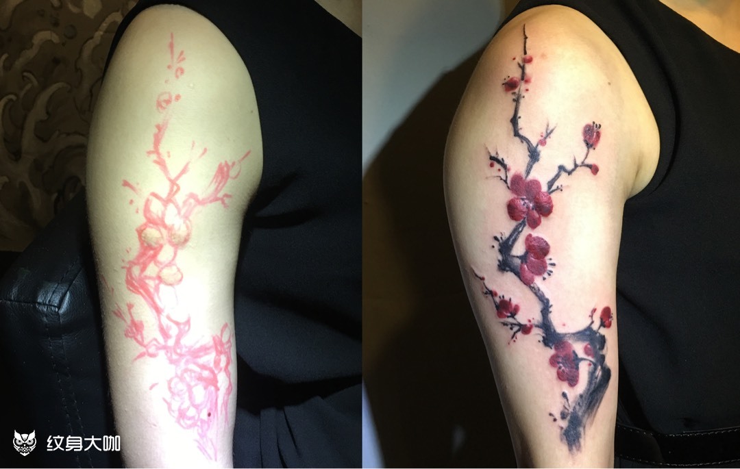 原创盖疤_纹身图案手稿图片_jessica wu的纹身作品集