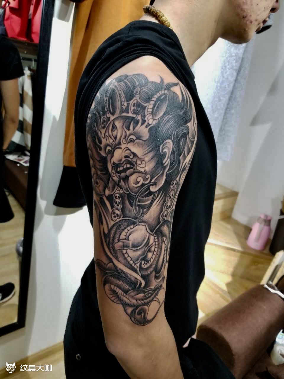 大黑天_纹身图案手稿图片_鬼绘.徐的纹身作品集