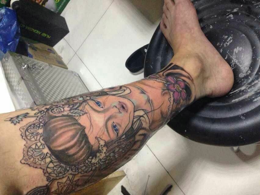 艺妓_纹身图案手稿图片_邢超的纹身作品集