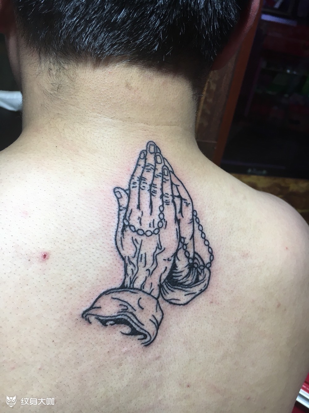 佛手_纹身图案手稿图片_张林的纹身作品集