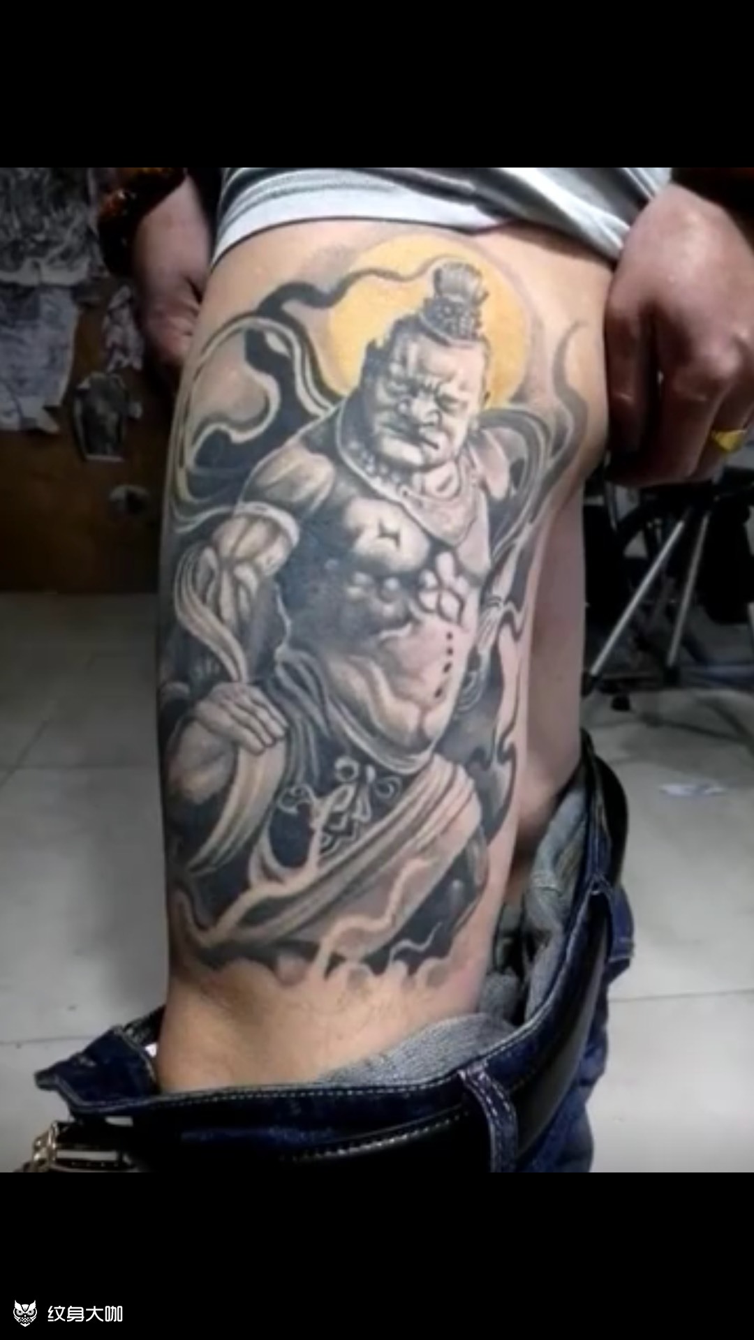 金刚_纹身图案手稿图片_闫祥森的纹身作品集