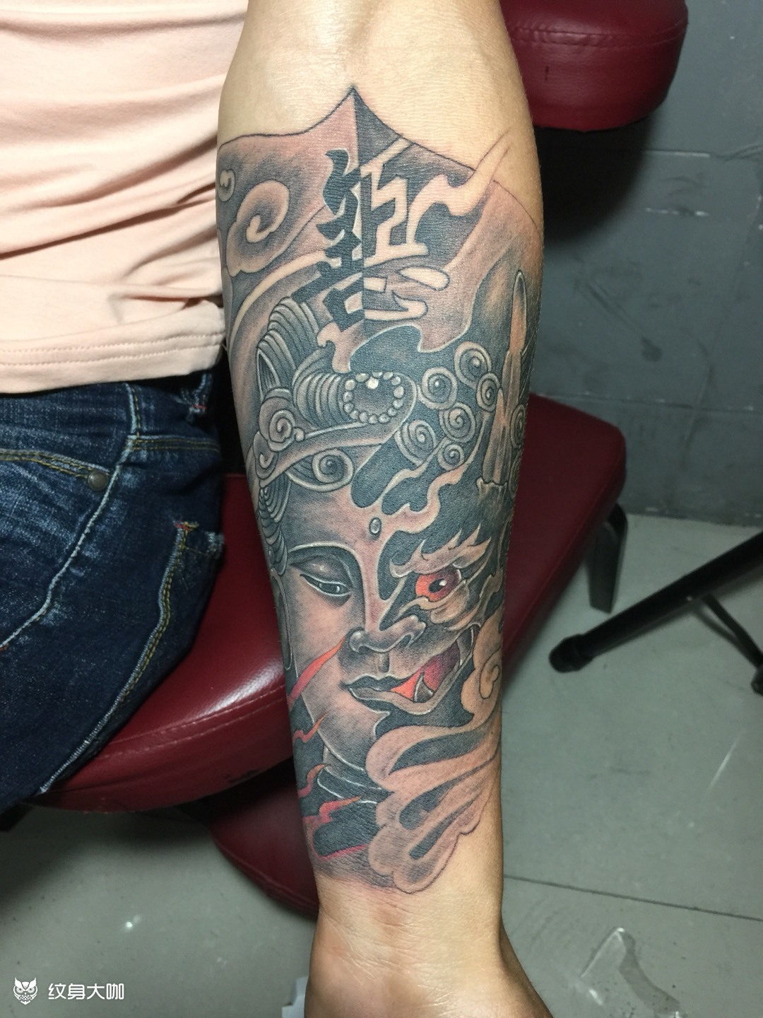 善恶佛魔_纹身图案手稿图片_天籁的纹身作品集