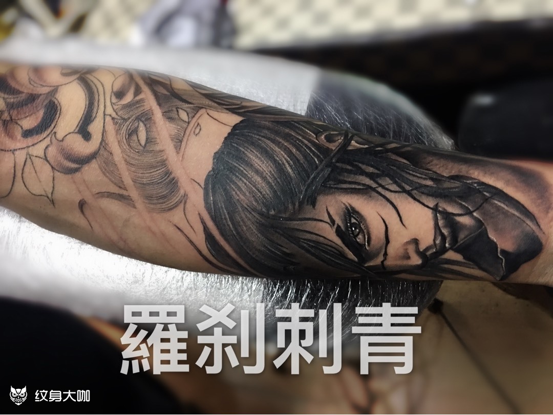 亚索_纹身图案手稿图片_围墙的纹身作品集