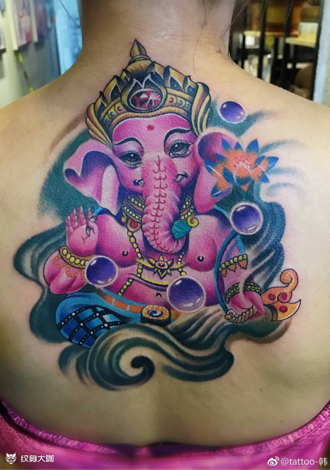 象神_纹身图案手稿图片_钦匠 /韩的纹身作品集
