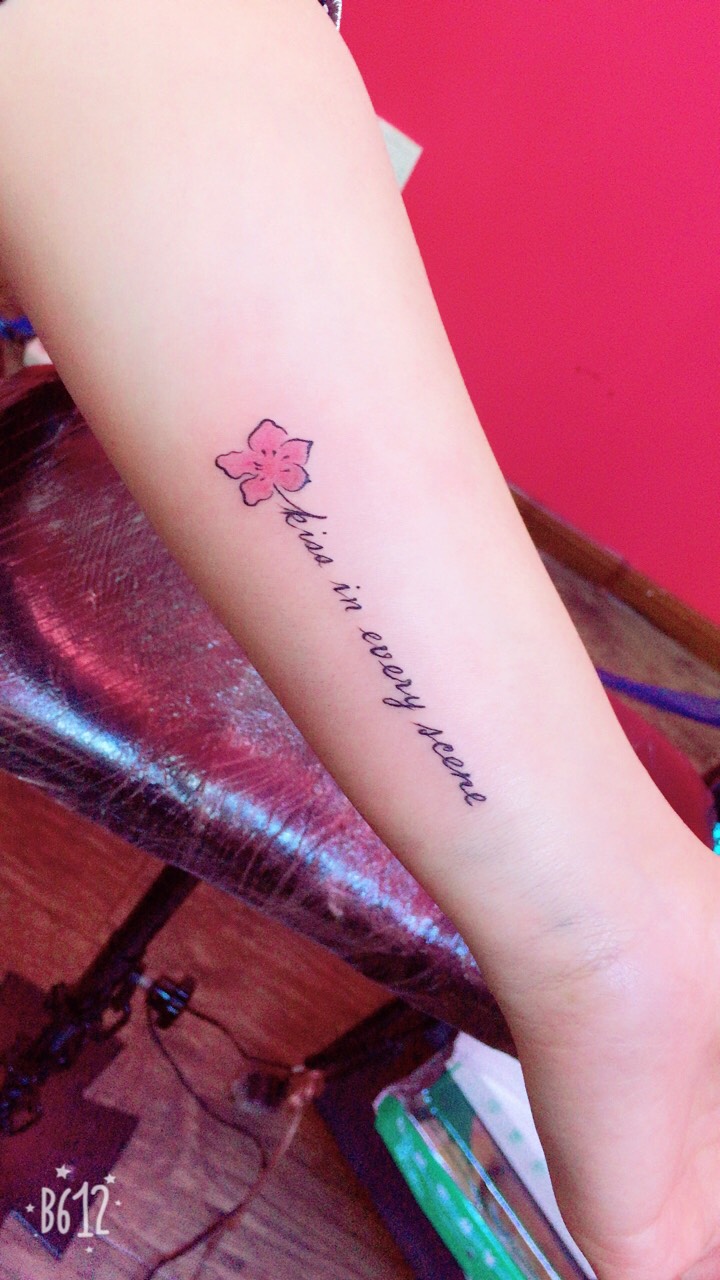 字母_纹身图案手稿图片_延吉h.纹体坊的纹身作品集