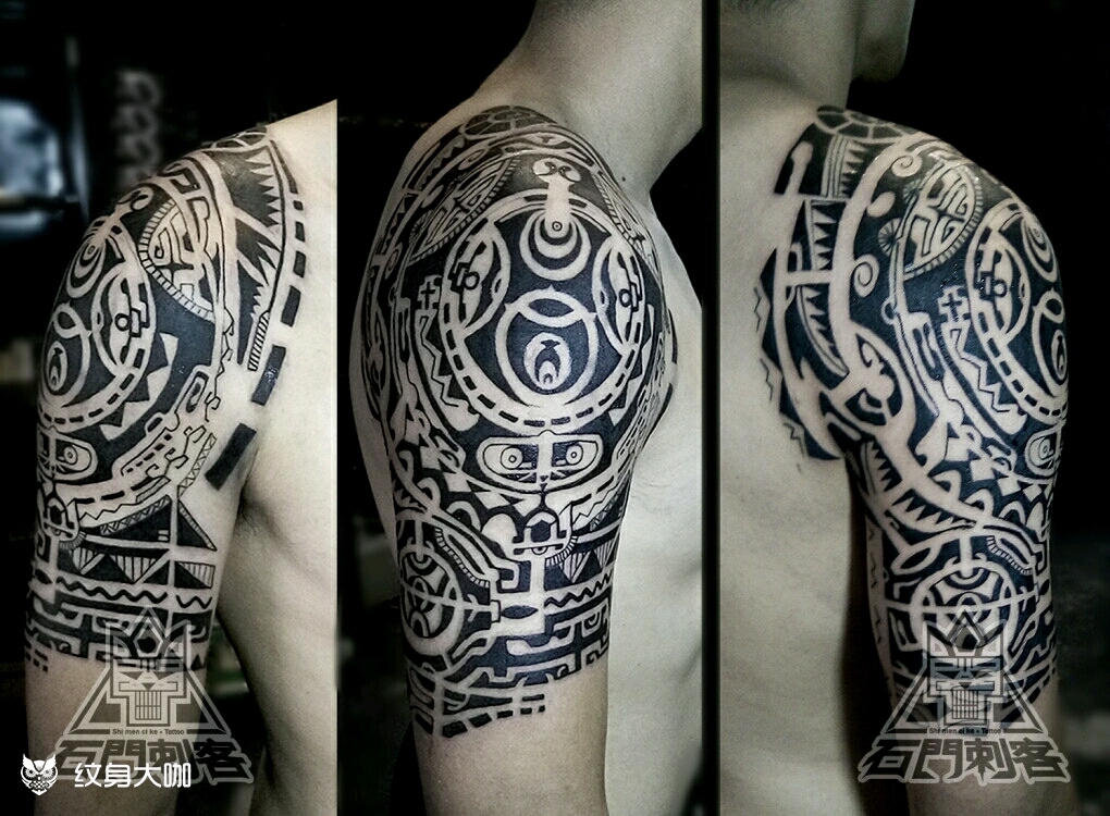 强森图腾纹身_纹身图案手稿图片_ 树的纹身作品集