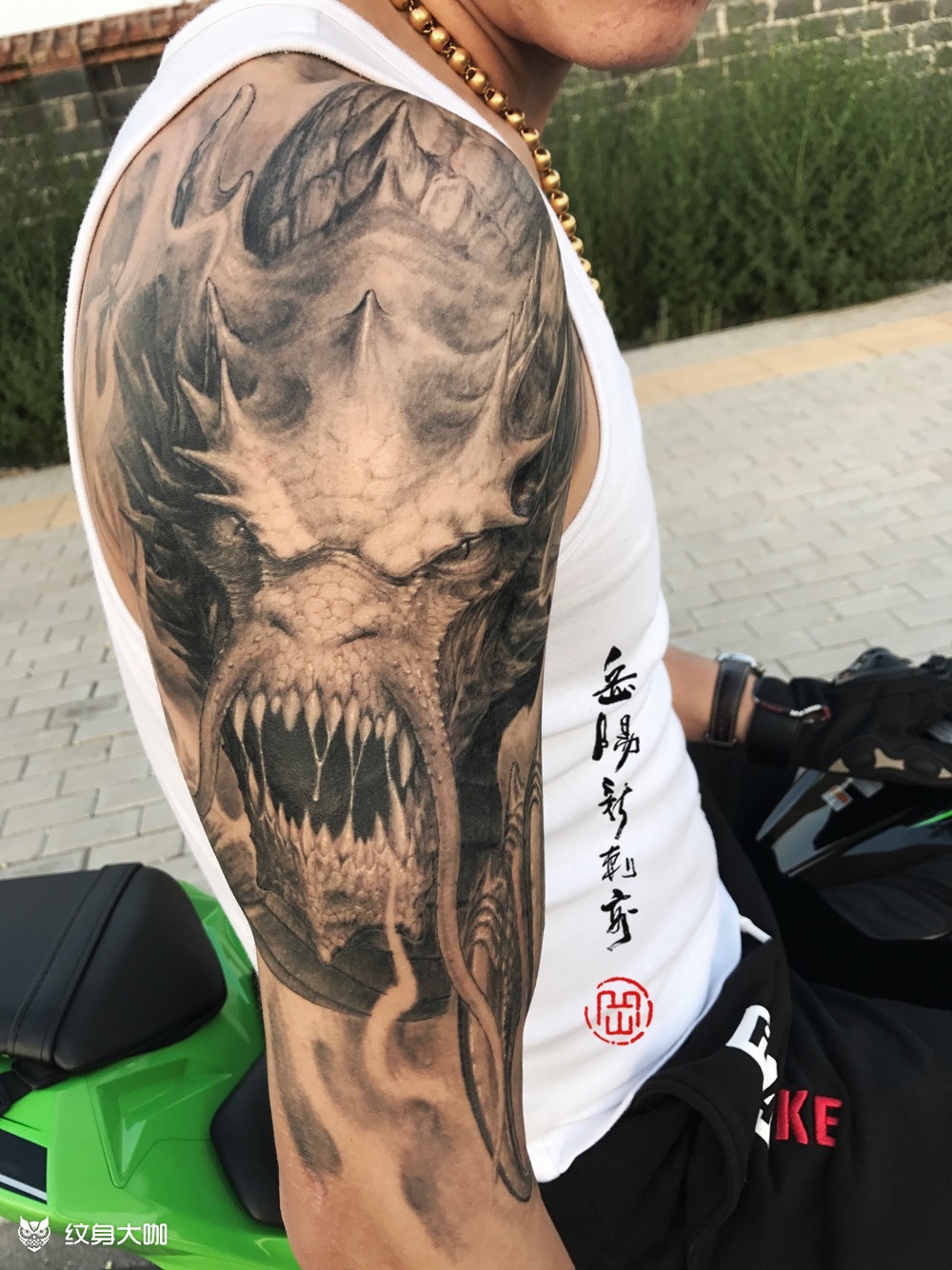 买家秀_纹身图案手稿图片_岳恒的纹身作品集