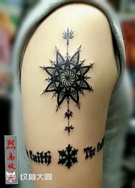 克罗心_纹身图案手稿图片_李棡(gang)的纹身作品集