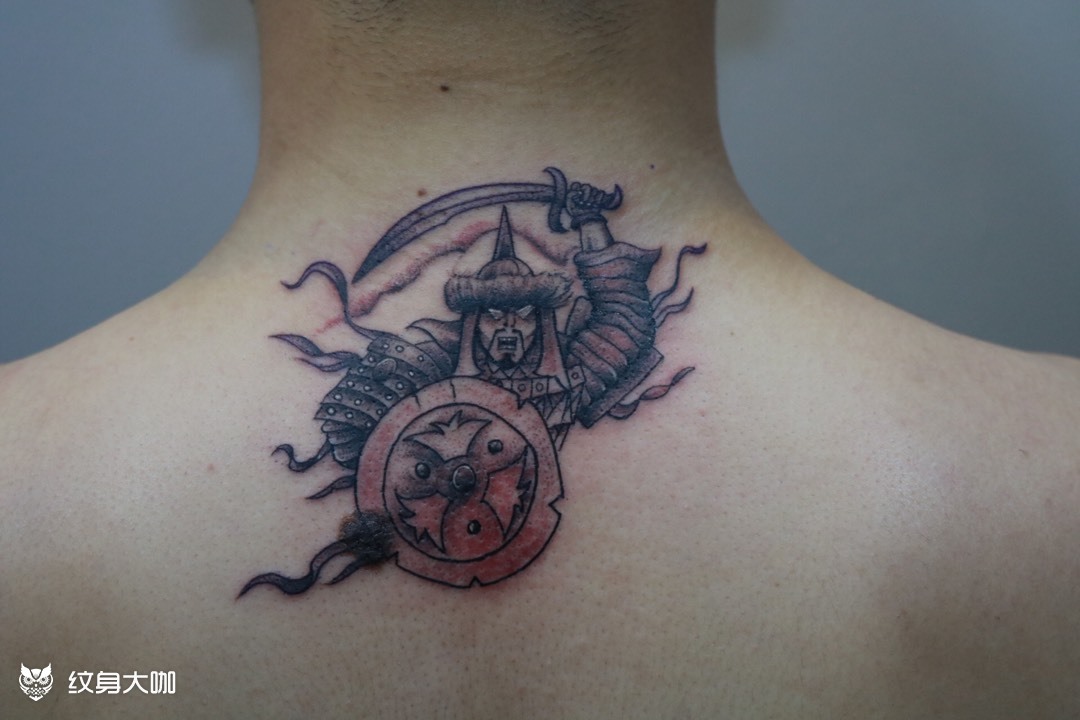蒙古骑兵纹身图片