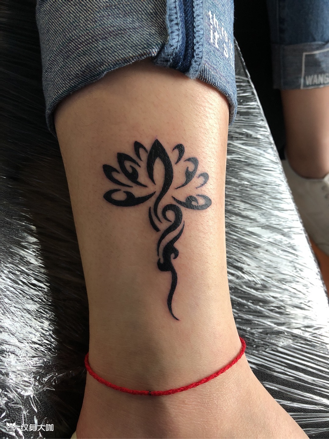 图腾莲花_纹身图案手稿图片_段星星的纹身作品集
