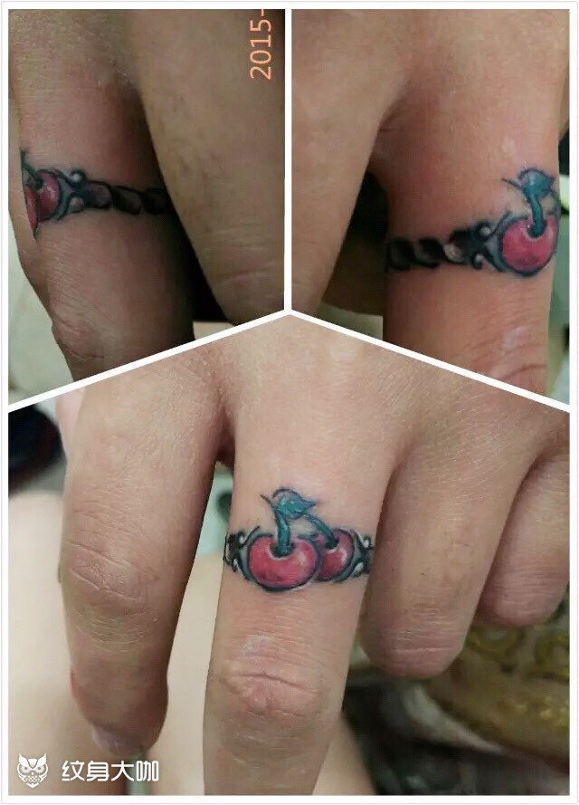 指环_纹身图案手稿图片_裴玉梅的纹身作品集