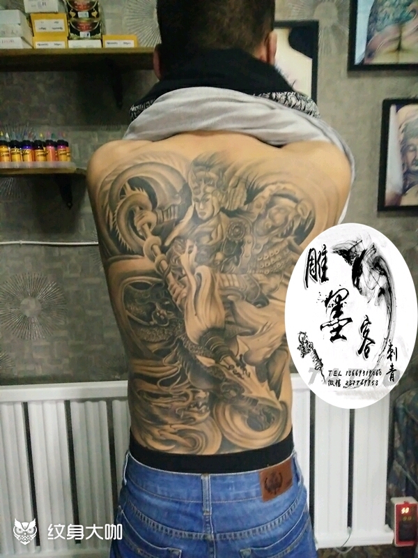 赵云_纹身图案手稿图片_杨明的纹身作品集