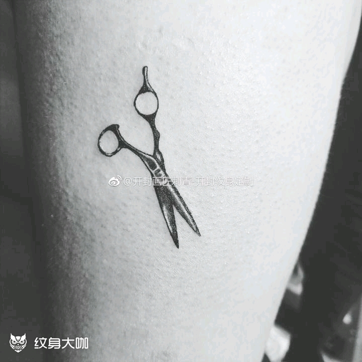 来自发型师的小剪刀70 _纹身图案手稿图片_鲁议阳的纹身作品集