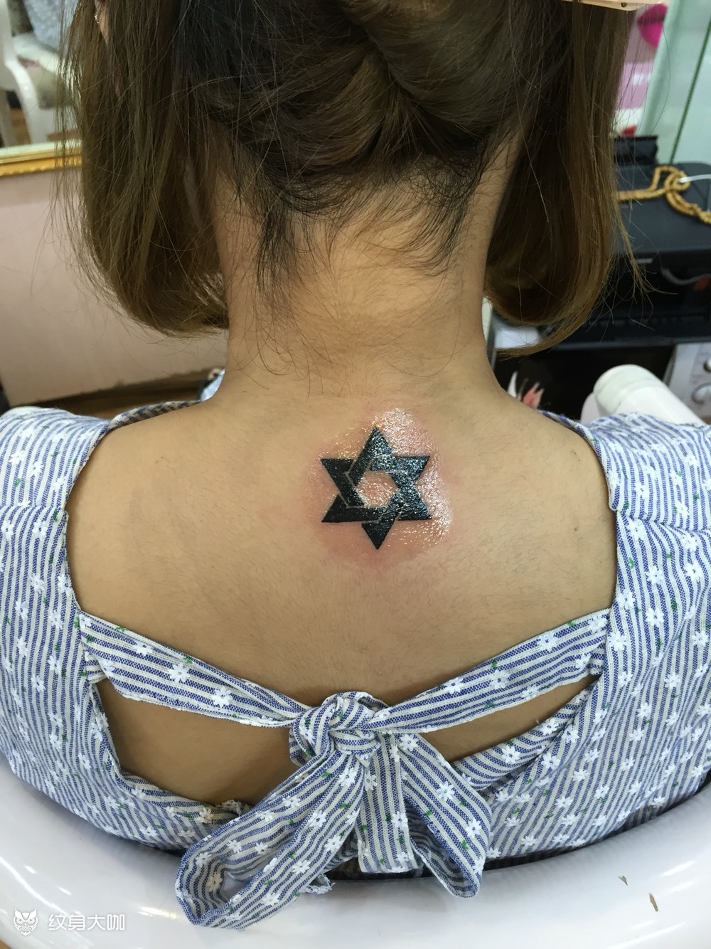 六芒星_纹身图案手稿图片_老萌的纹身作品集