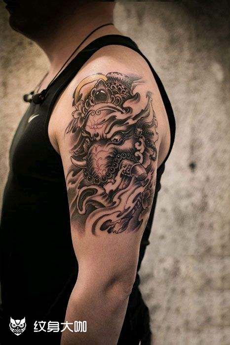 象神_纹身图案手稿图片_八玖丶玄子的纹身作品集