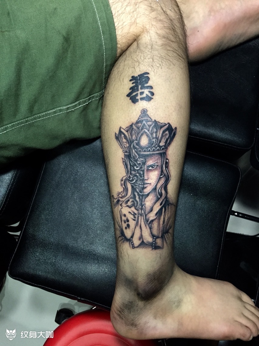 善恶唐三藏_纹身图案手稿图片_va的纹身作品集