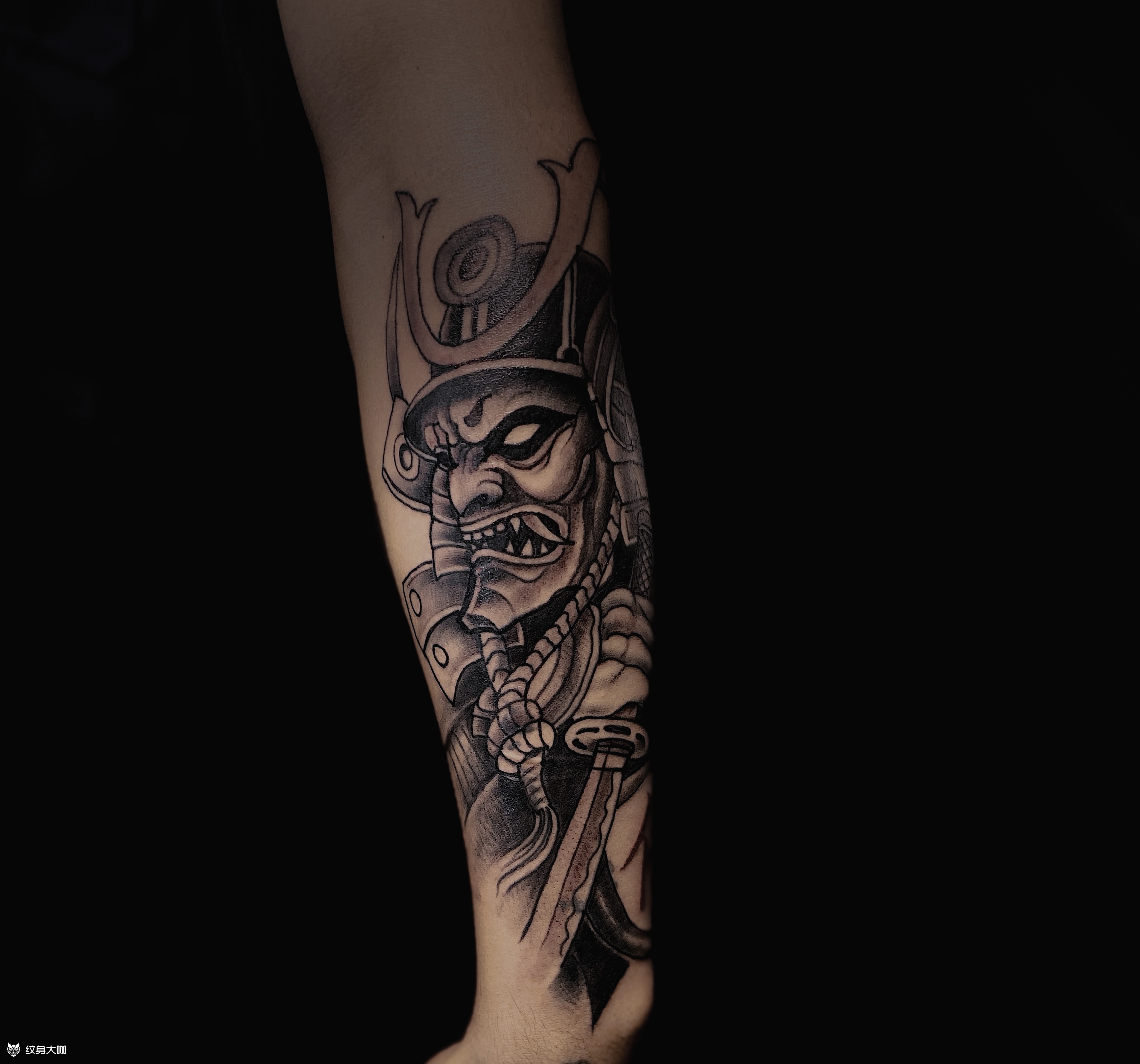 鬼武士_纹身吧社区 - 纹身大咖
