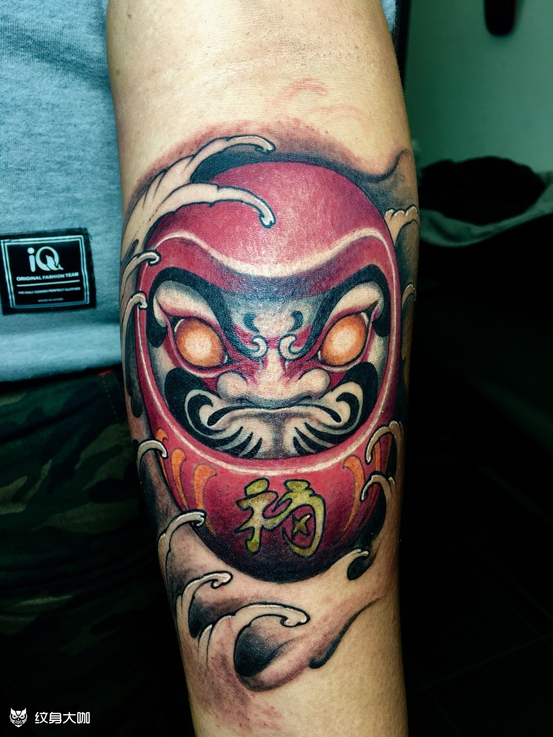 达摩_纹身图案手稿图片_罗伟峰的纹身作品集