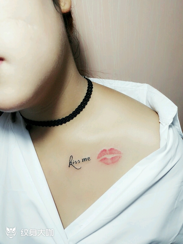 唇印_纹身图案手稿图片_傅聂辉的纹身作品集