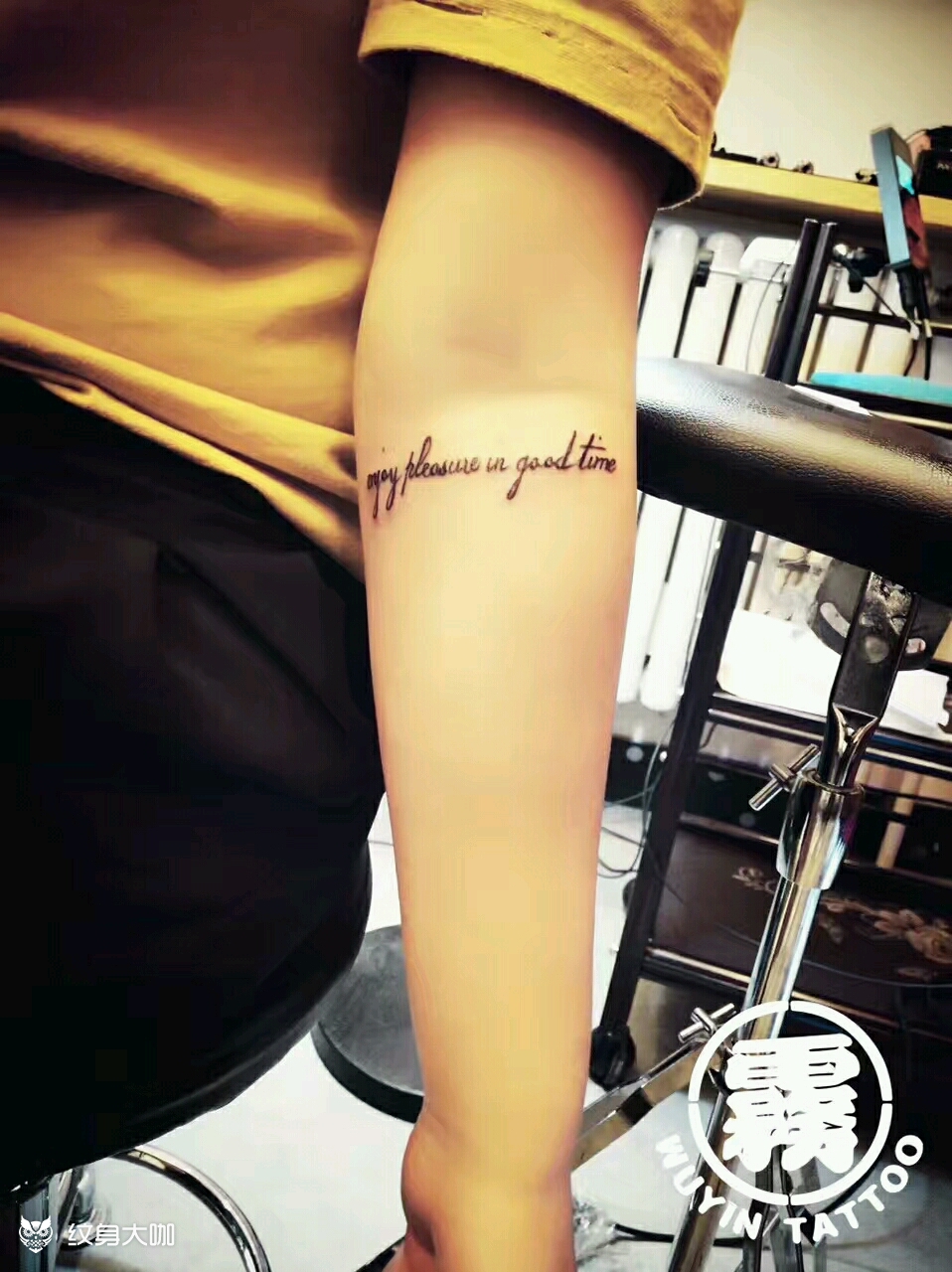 手臂字母_纹身图案手稿图片_a-琳的纹身作品集