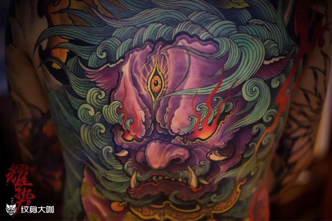 祥瑞福狮沟通永远是一剂良药,_纹身吧社区 - 纹身大咖