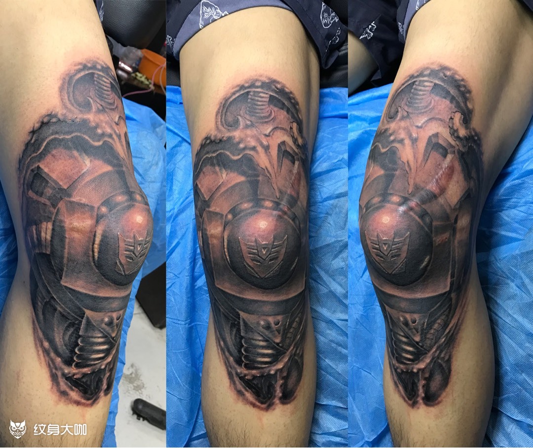 霸天虎_纹身图案手稿图片_阿b的纹身作品集